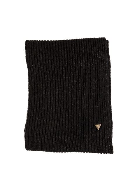 black scarf GUESS | AW5237 WOL03NECK WARM-BLA